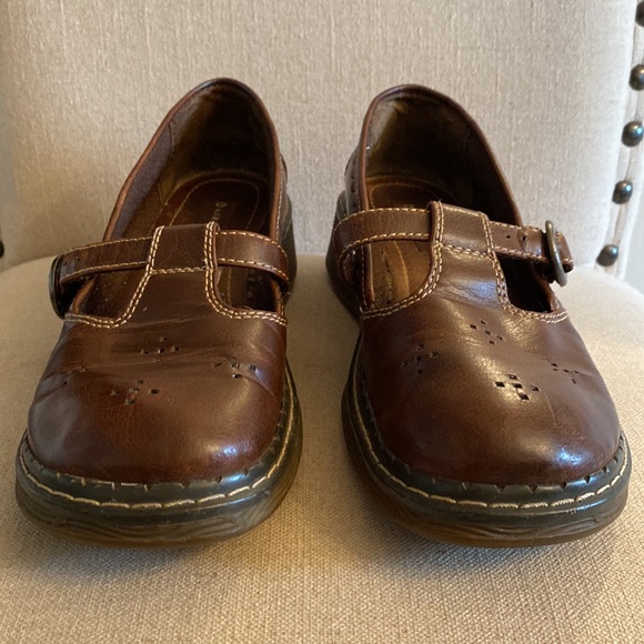 Airwalk Vintage Mary Jane Wedge Flats 90s Y2K Brown Size 8 - Picture 7 of 11